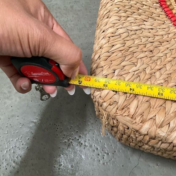 Nordstrom Beaded Straw Summer Bag - Picture 7 of 8